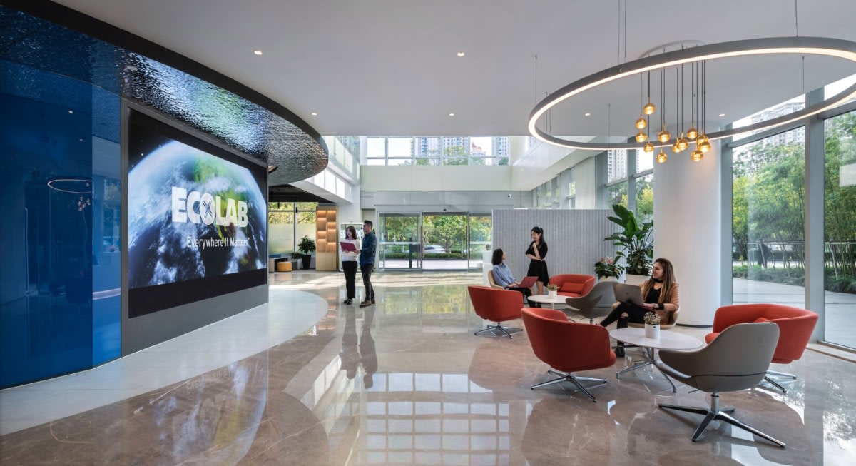 艺康上海新办公室设计案例7300平方米1