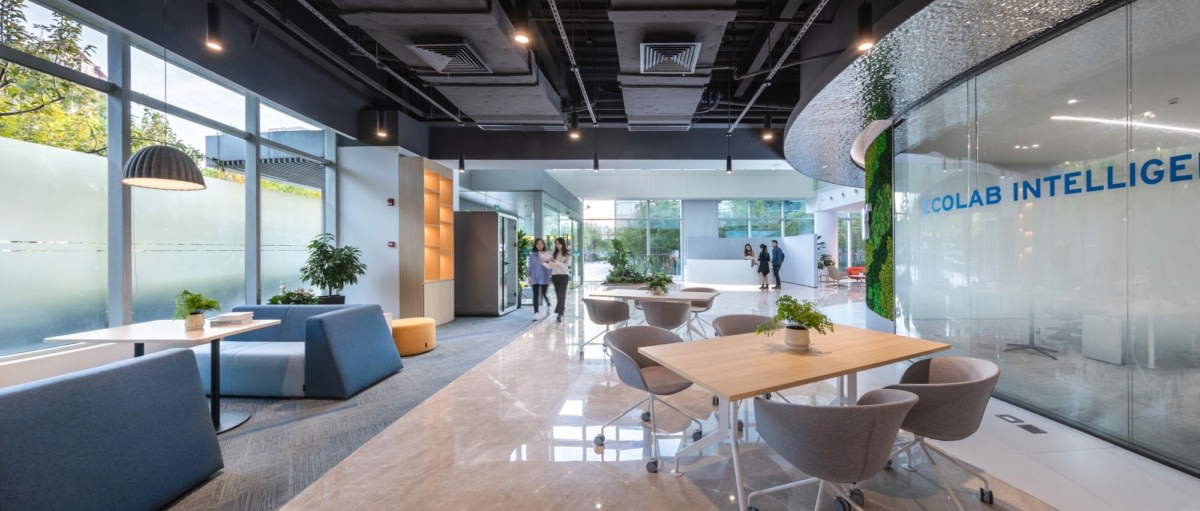 艺康上海新办公室设计案例7300平方米6